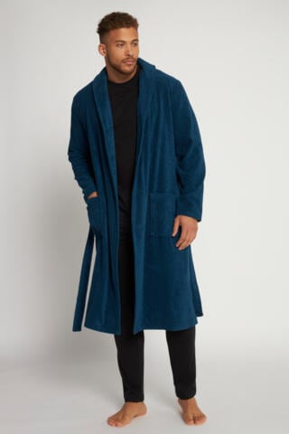 JP1880 Long Bathrobe in Blue