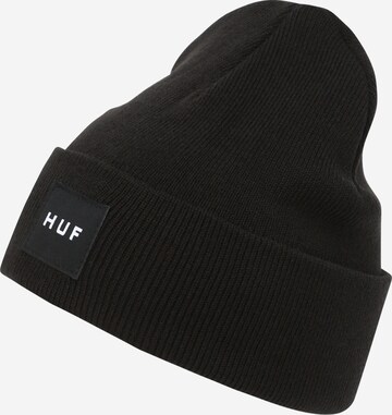 Bonnet HUF en noir : devant