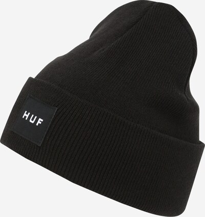 HUF Bonnet en noir / blanc, Vue avec produit