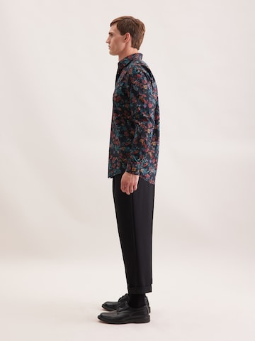 Coupe regular Chemise business SEIDENSTICKER en noir