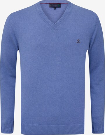 Sir Raymond Tailor Sweater 'Los Angeles' in Blue: front