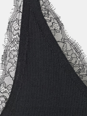 Tops en tricot 'CURCUMA' MANGO en noir