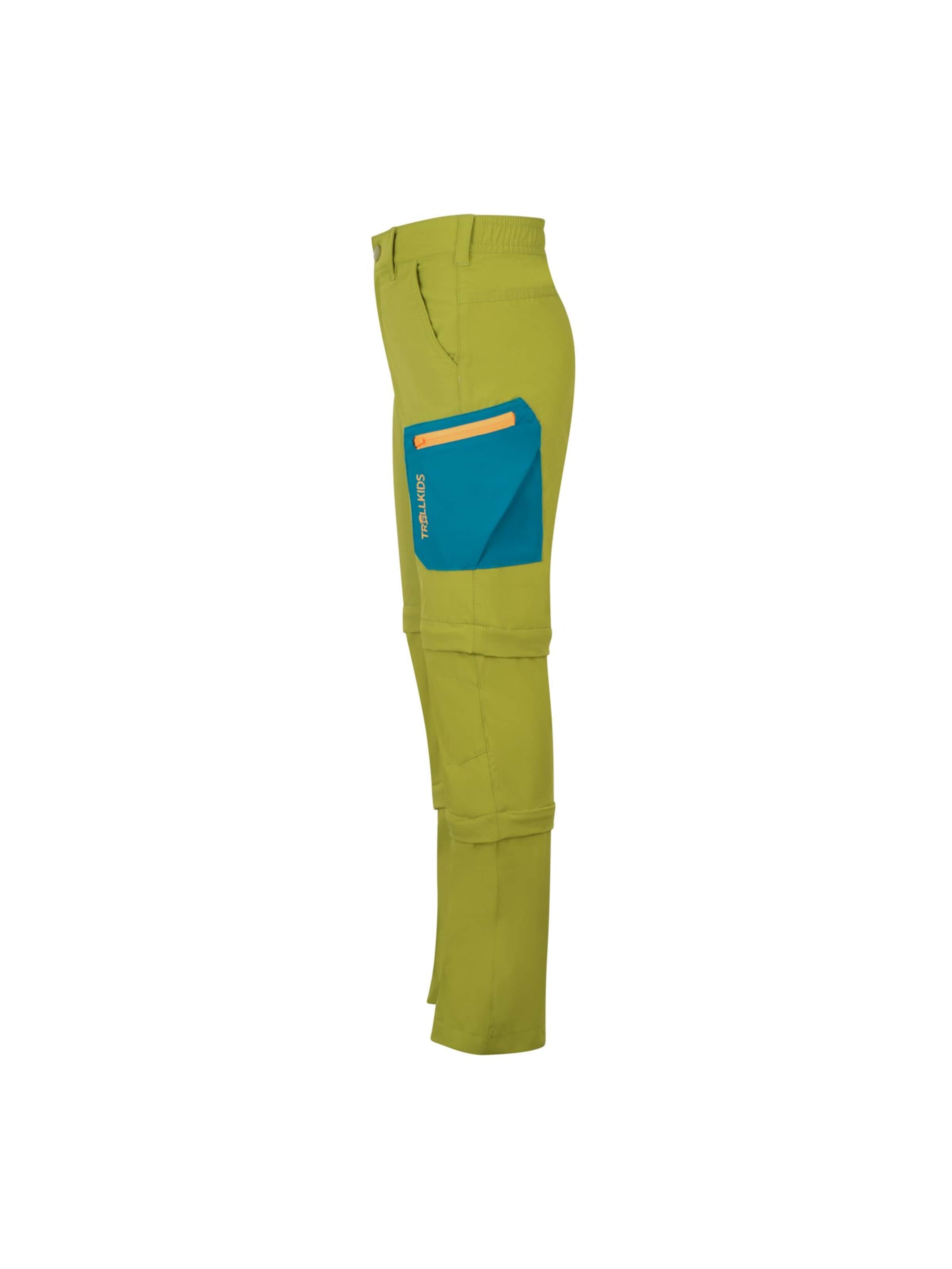 TROLLKIDS Regular Sporthose in Grün