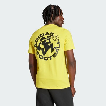 T-Shirt fonctionnel ADIDAS PERFORMANCE en jaune : devant