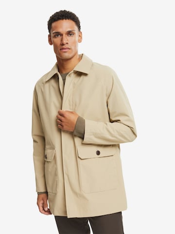 ESPRIT Between-Seasons Coat in Beige: front