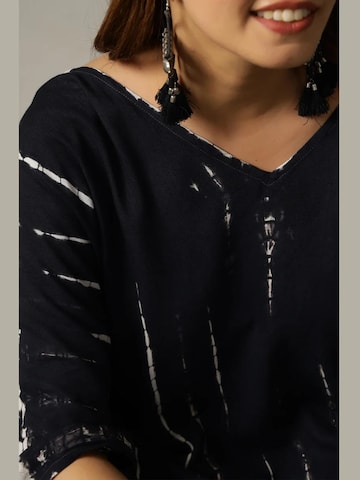 PfauGermany Oversizekleid 'Kaftan  Einheitsgröße .Brust- / Brustumfang – 170 cm . Länge 130 cm'‌‌‌‌‌‌‌ in Schwarz