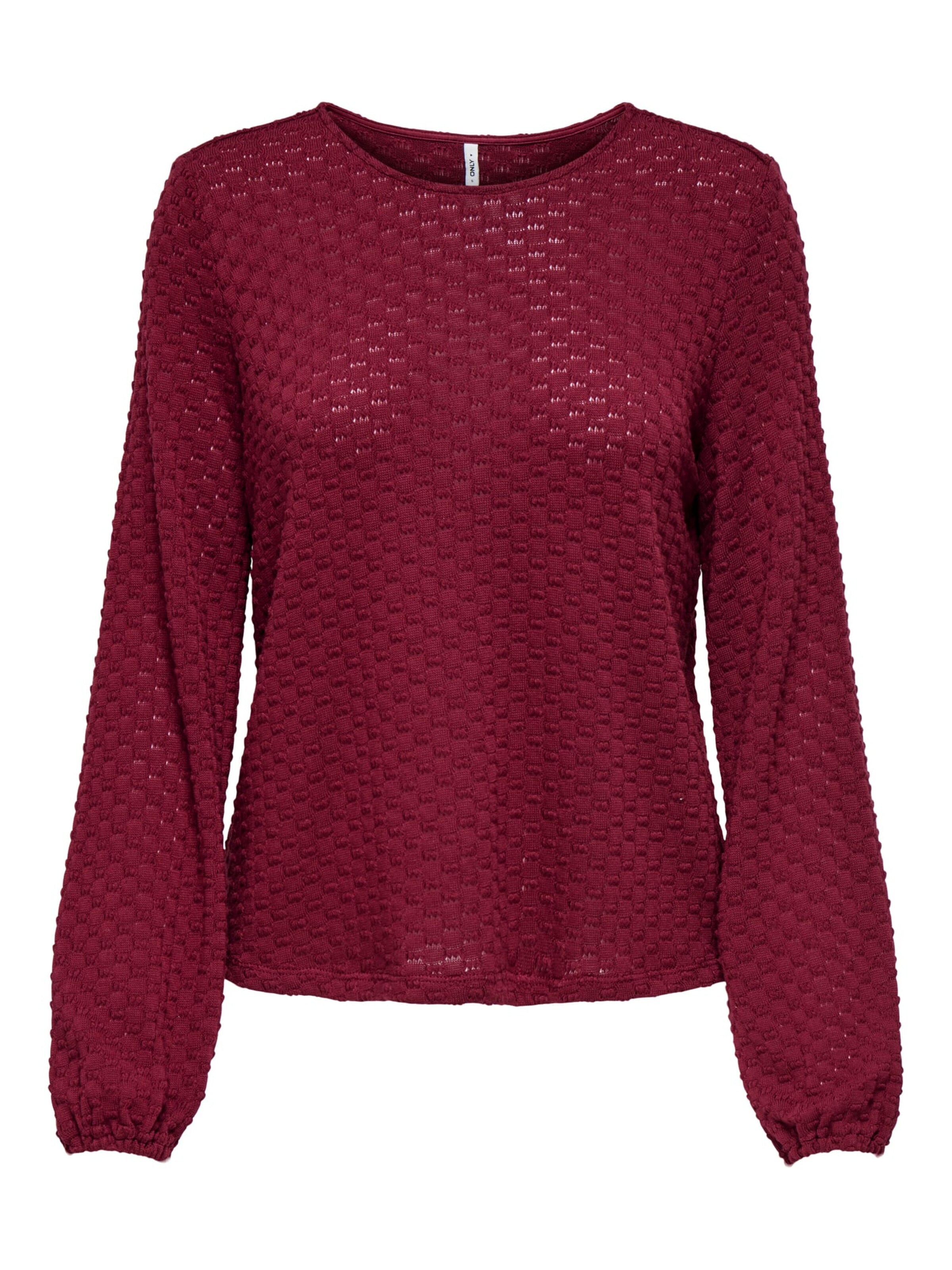 ONLY Tricot 'Belle' in Rood: voorkant