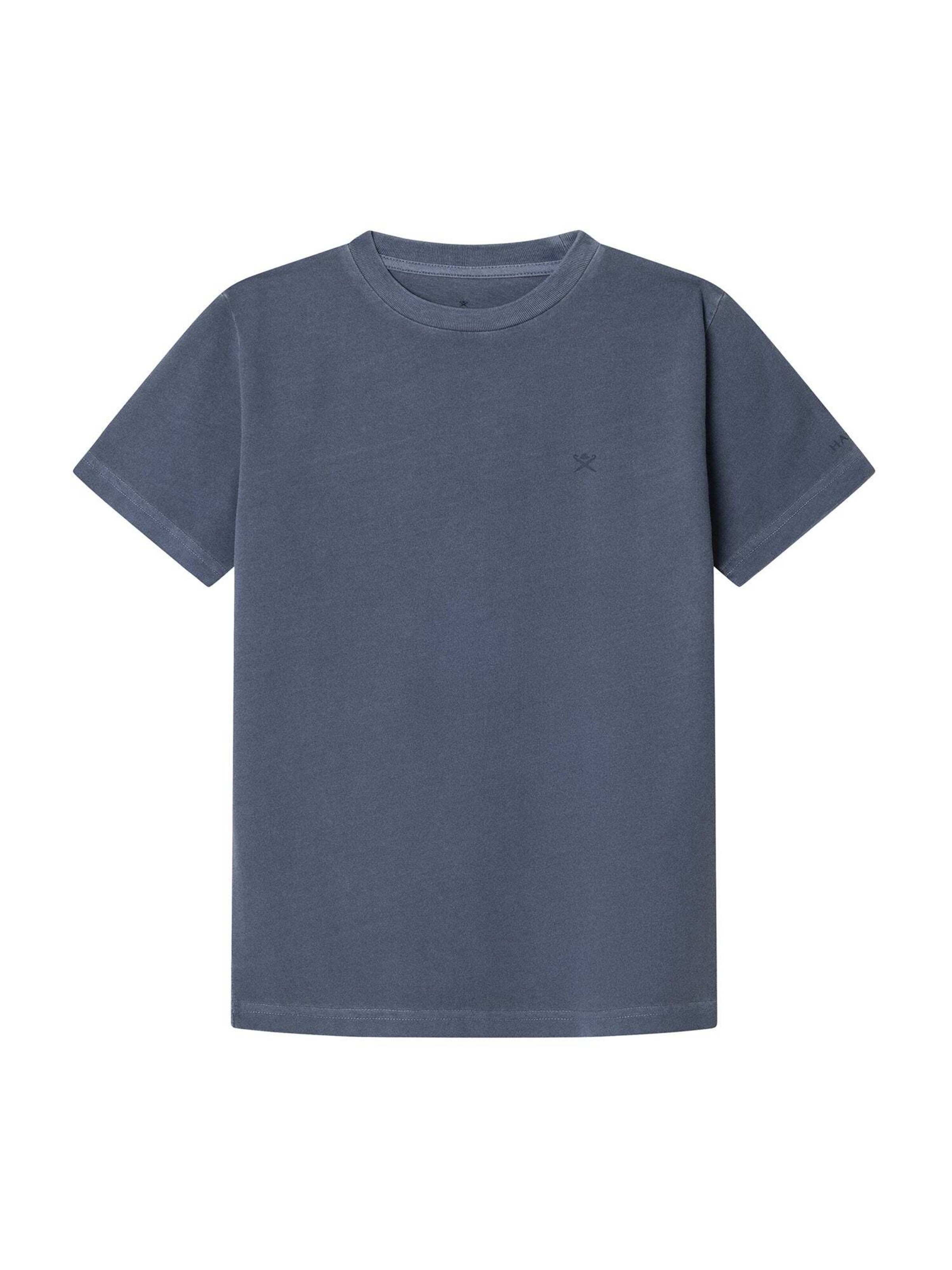 T-Shirt Hackett London en bleu : devant