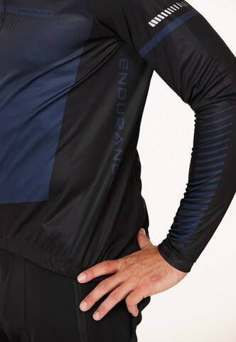 ENDURANCE Athletic Zip-Up Hoodie in Blue