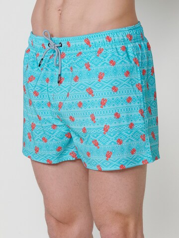 KOROSHI Swimming shorts in Green: front