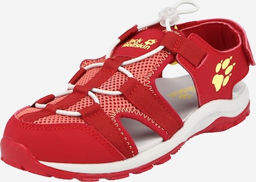 JACK WOLFSKIN Sandals in Red: front