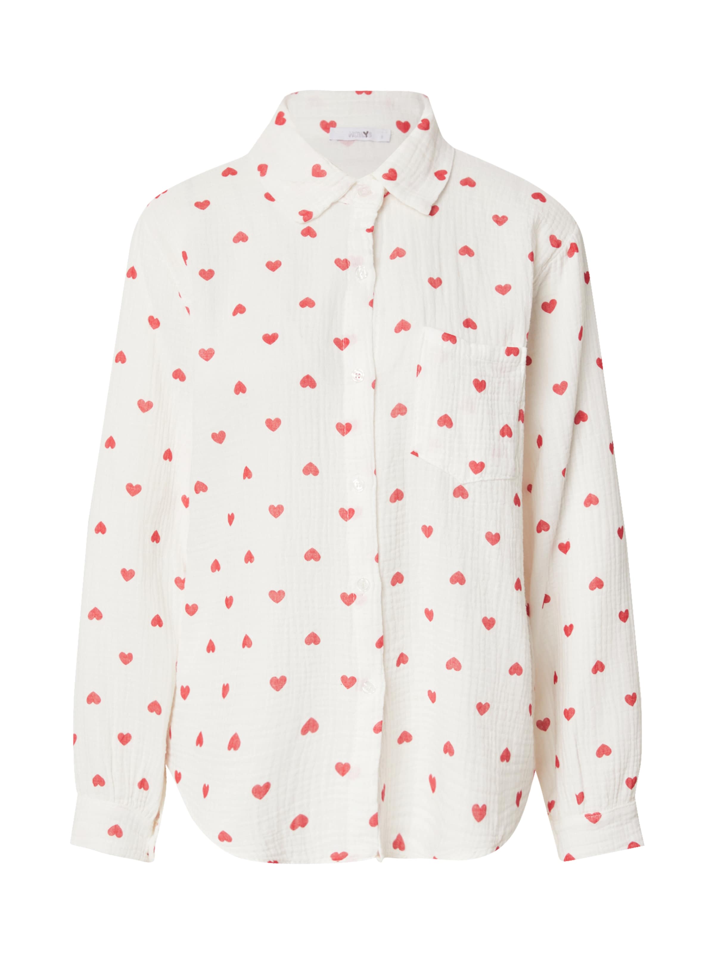 Hailys Blus 'Al44ina' i vit: framsida