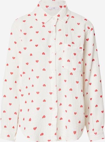 HailysBluza 'Al44ina' - bijela boja: prednji dio