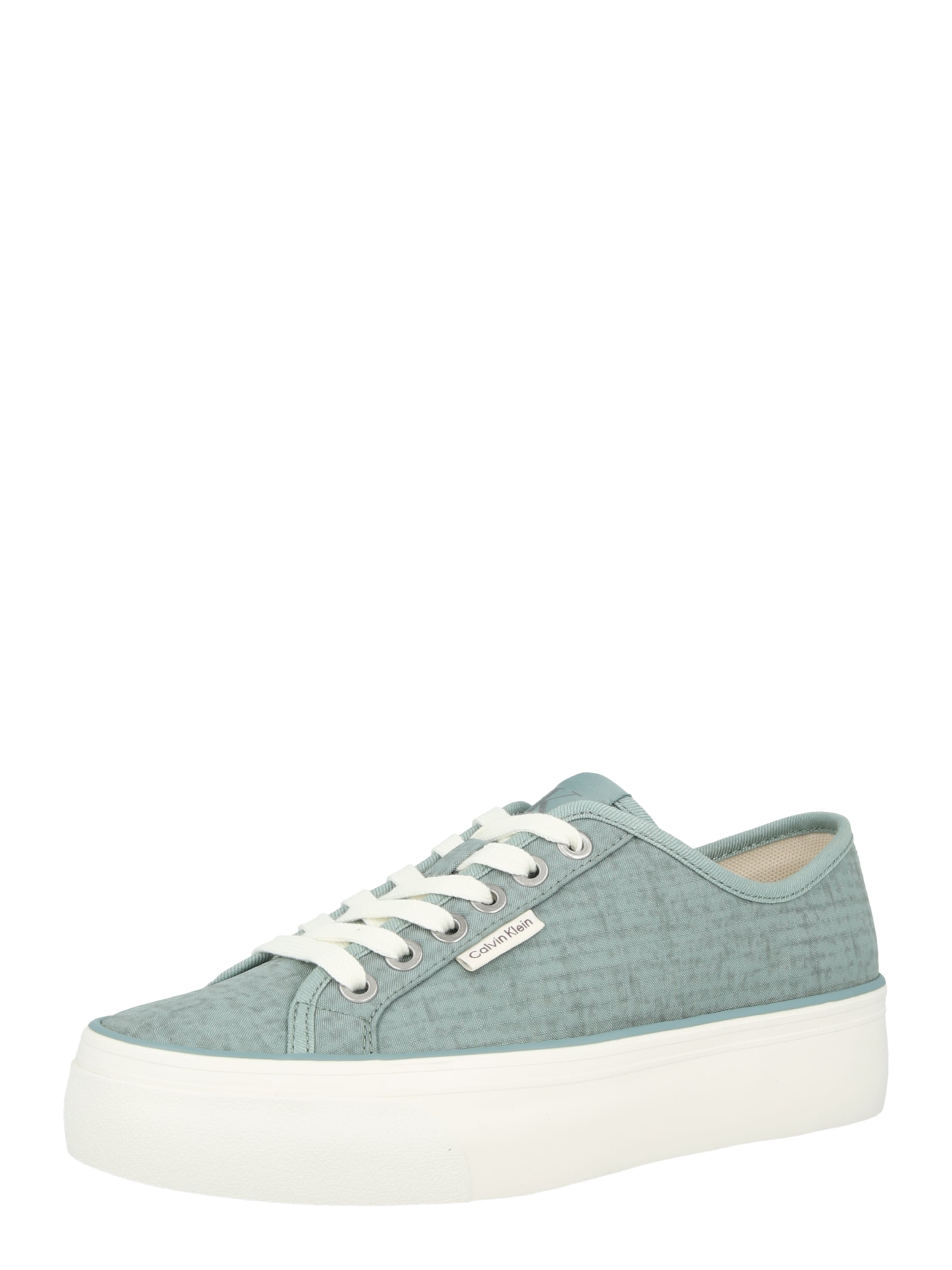 Sneaker bassa di Calvin Klein in verde: frontale
