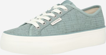Sneaker bassa di Calvin Klein in verde: frontale