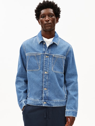 ARMEDANGELS Between-season jacket 'Aashton' in Blue: front