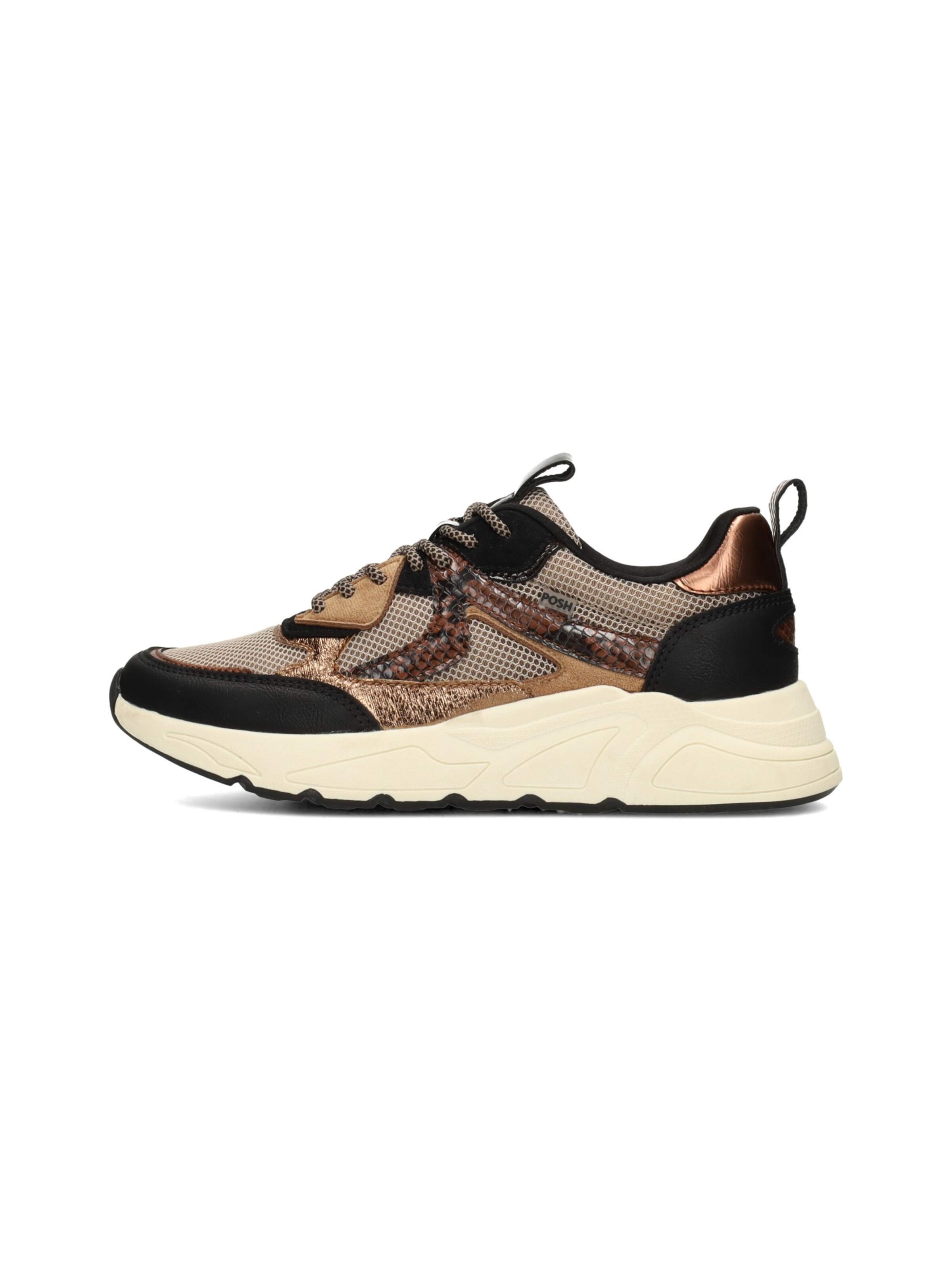 POSH by Poelman Sneakers laag in Zwart: voorkant