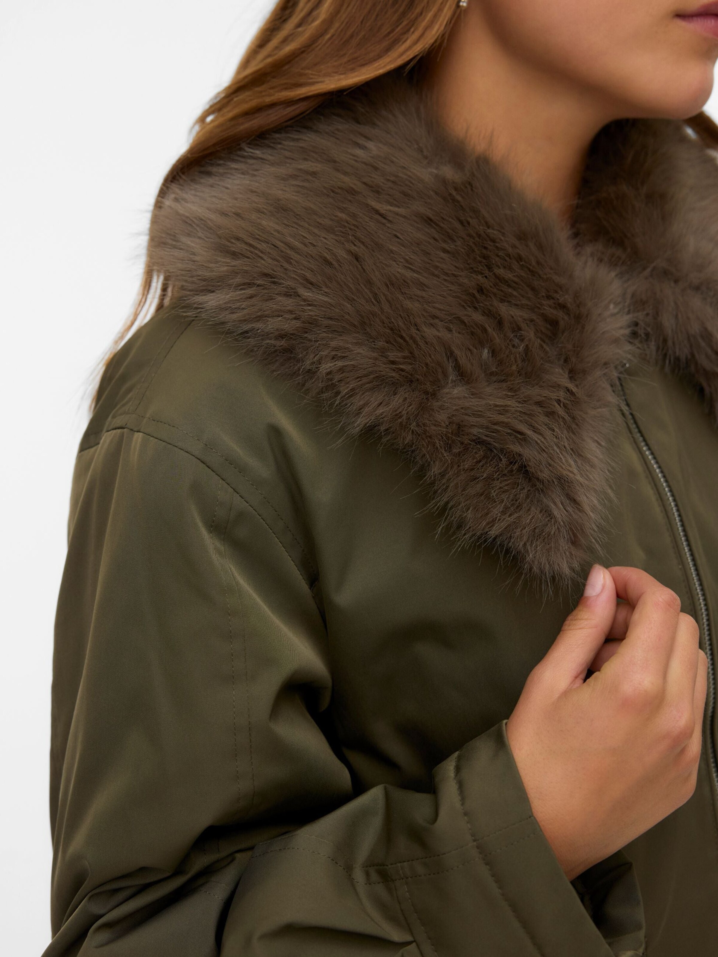 Manteau d’hiver '10333552' VERO MODA en vert