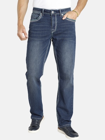 Jan Vanderstorm Loosefit Jeans 'Morten' in Blauw: voorkant