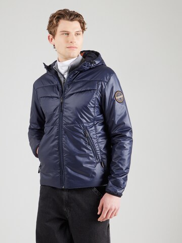 NAPAPIJRI Between-season jacket 'A-SOVANA' in Blue: front