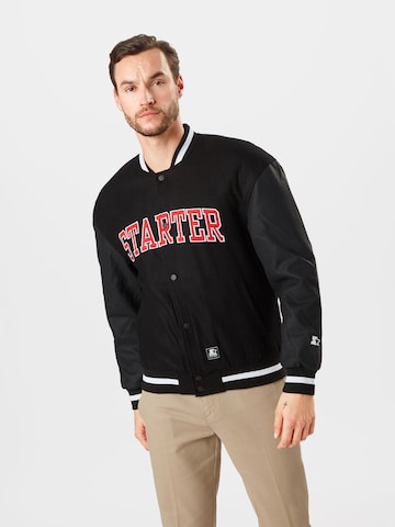 Starter Black Label Regular fit Between-Season Jacket in Black