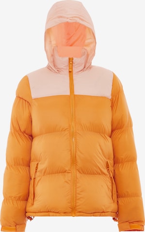 MYMO - Casaco de inverno em laranja: frente