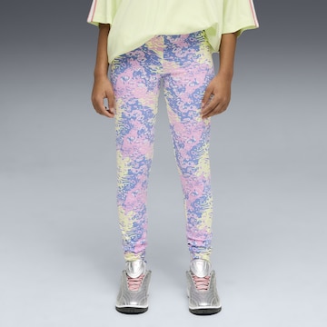 PUMA Skinny Leggings in Purple: front