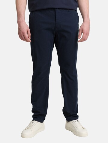TOM TAILOR Men + Regular Chinobyxa i blå: framsida