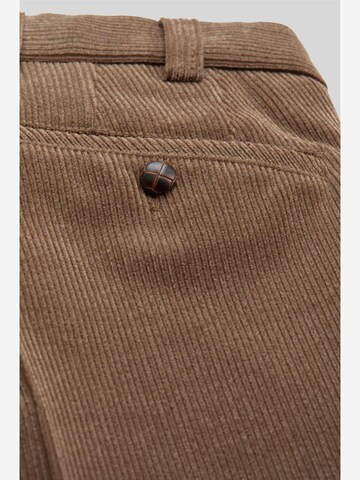 MEYER Regular Chino Pants 'Trevira' in Brown