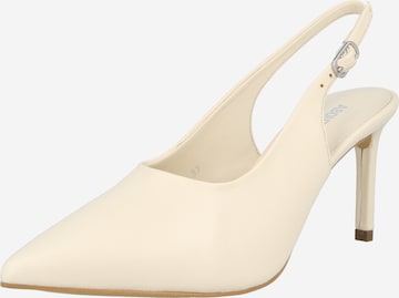 Décolleté sling 'Charlene' di ABOUT YOU in bianco: frontale