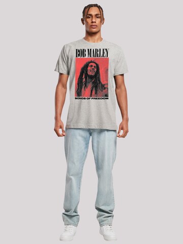 F4NT4STIC Shirt 'Bob Marley ' in Grijs