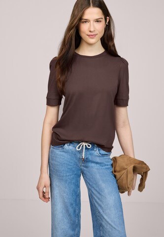 Street One Studio Shirt in Brown: front