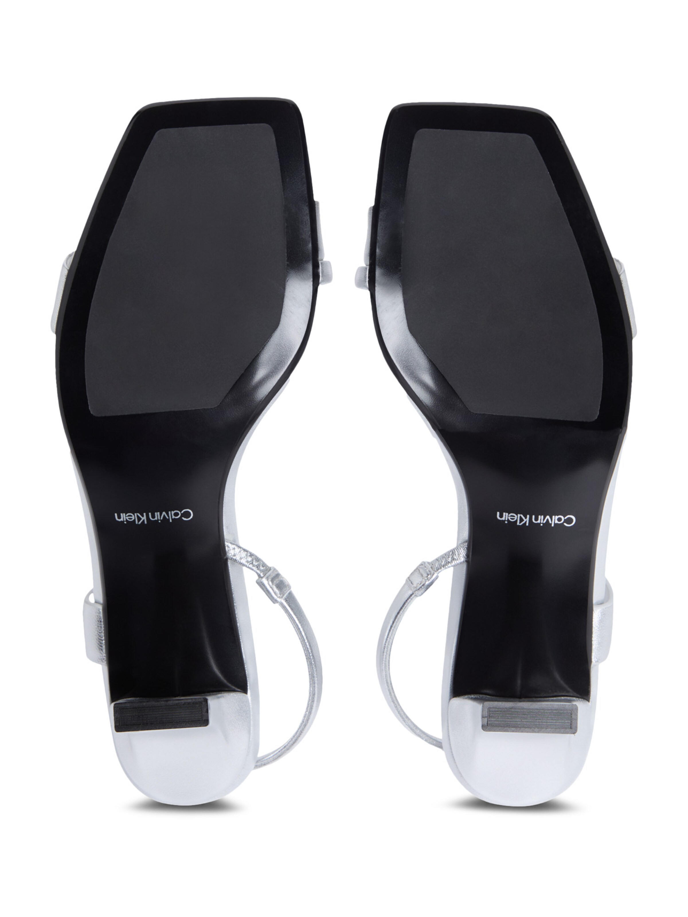 Calvin Klein Sandaler med rem i sølv