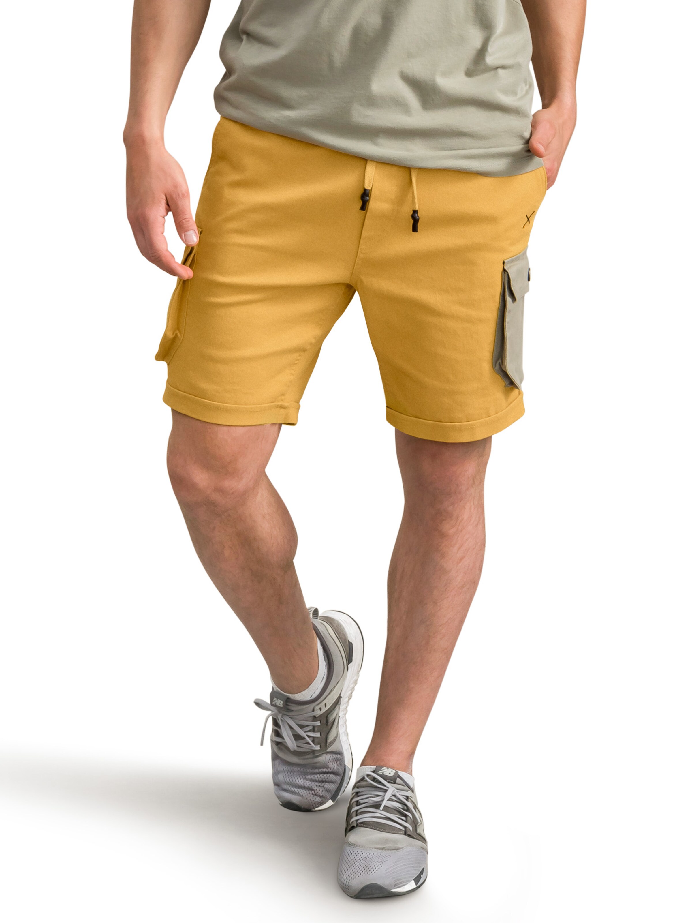 Kaft Regular Shorts 'Kout' in Gelb: Vorderseite