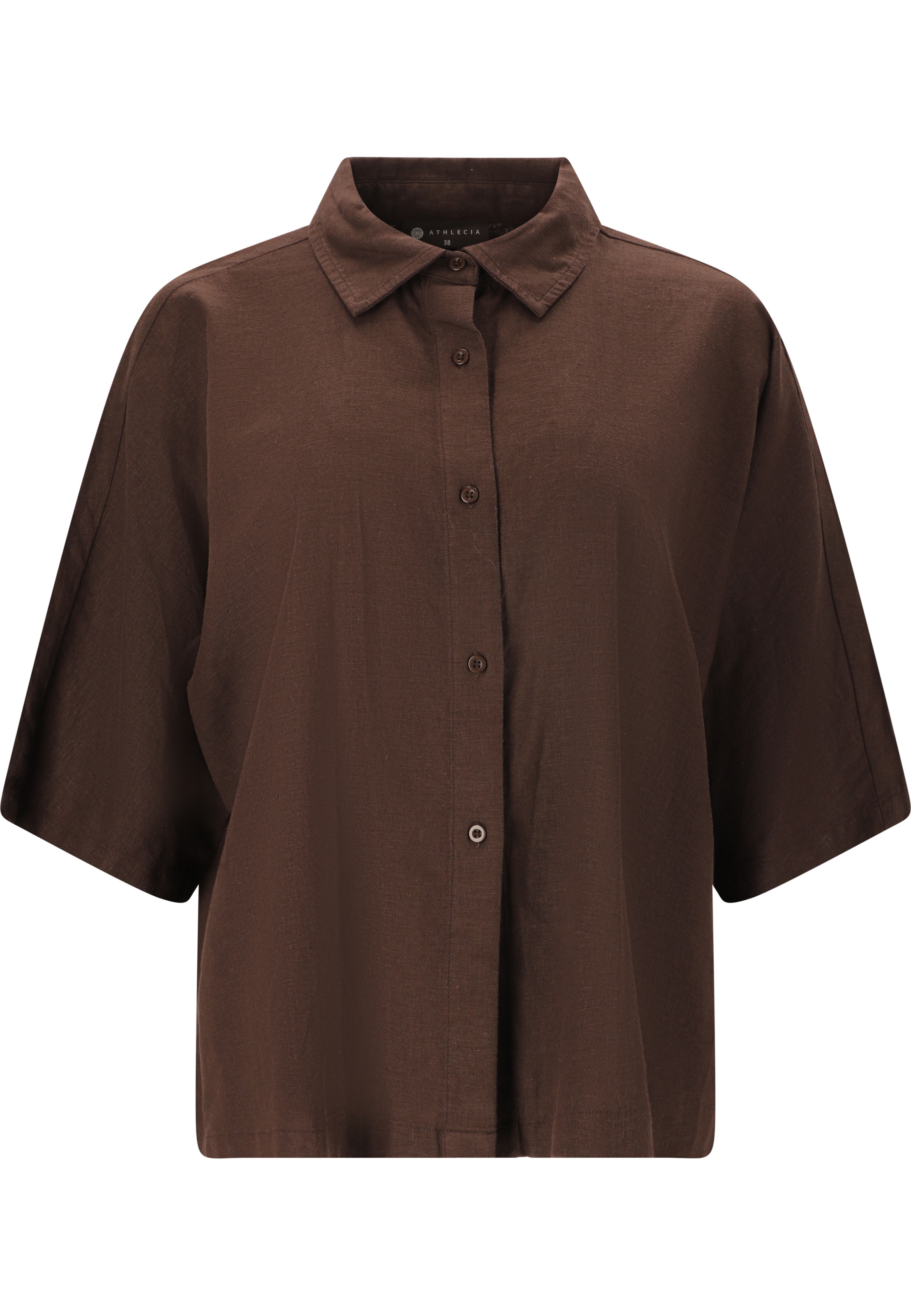 Athlecia Bluse 'Resort' in Braun: Vorderseite