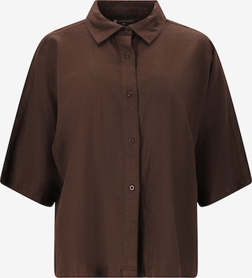 Athlecia Blouse 'Resort' in Bruin: voorkant