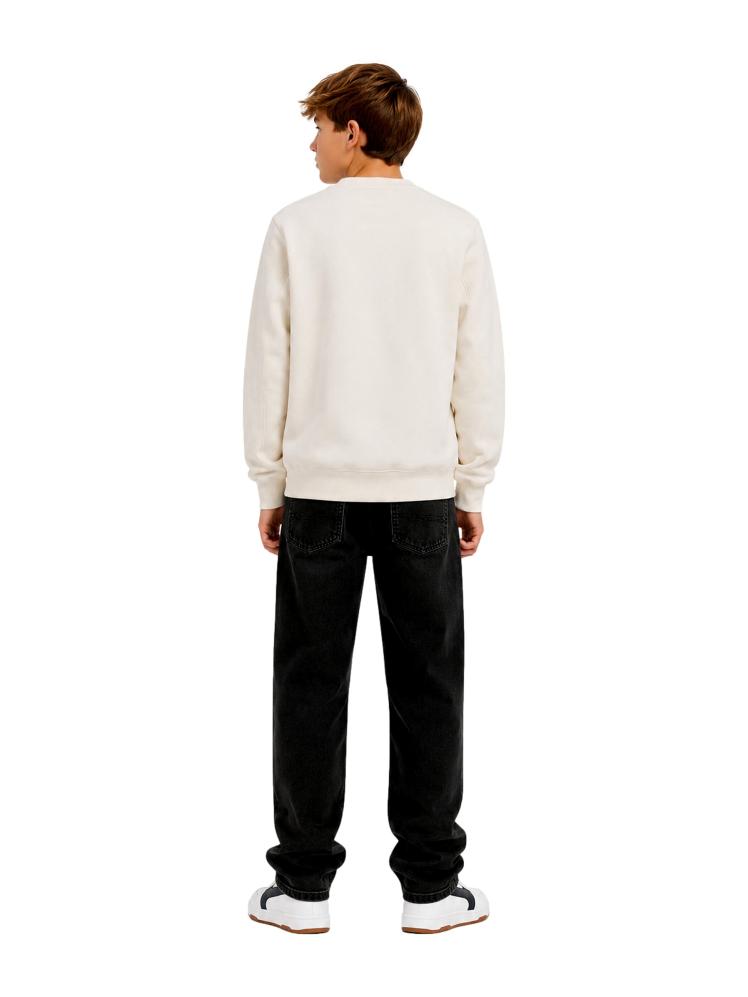 Jack & Jones Junior Sweatshirt 'Chamberi' i hvid