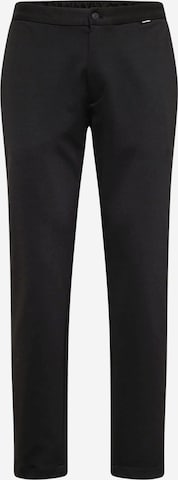 Calvin Klein Regular Chino Pants in Black: front