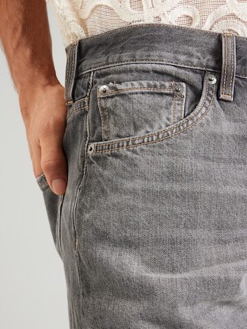 WEEKDAY Lużny krój Jeansy 'Meteor' w kolorze czarny