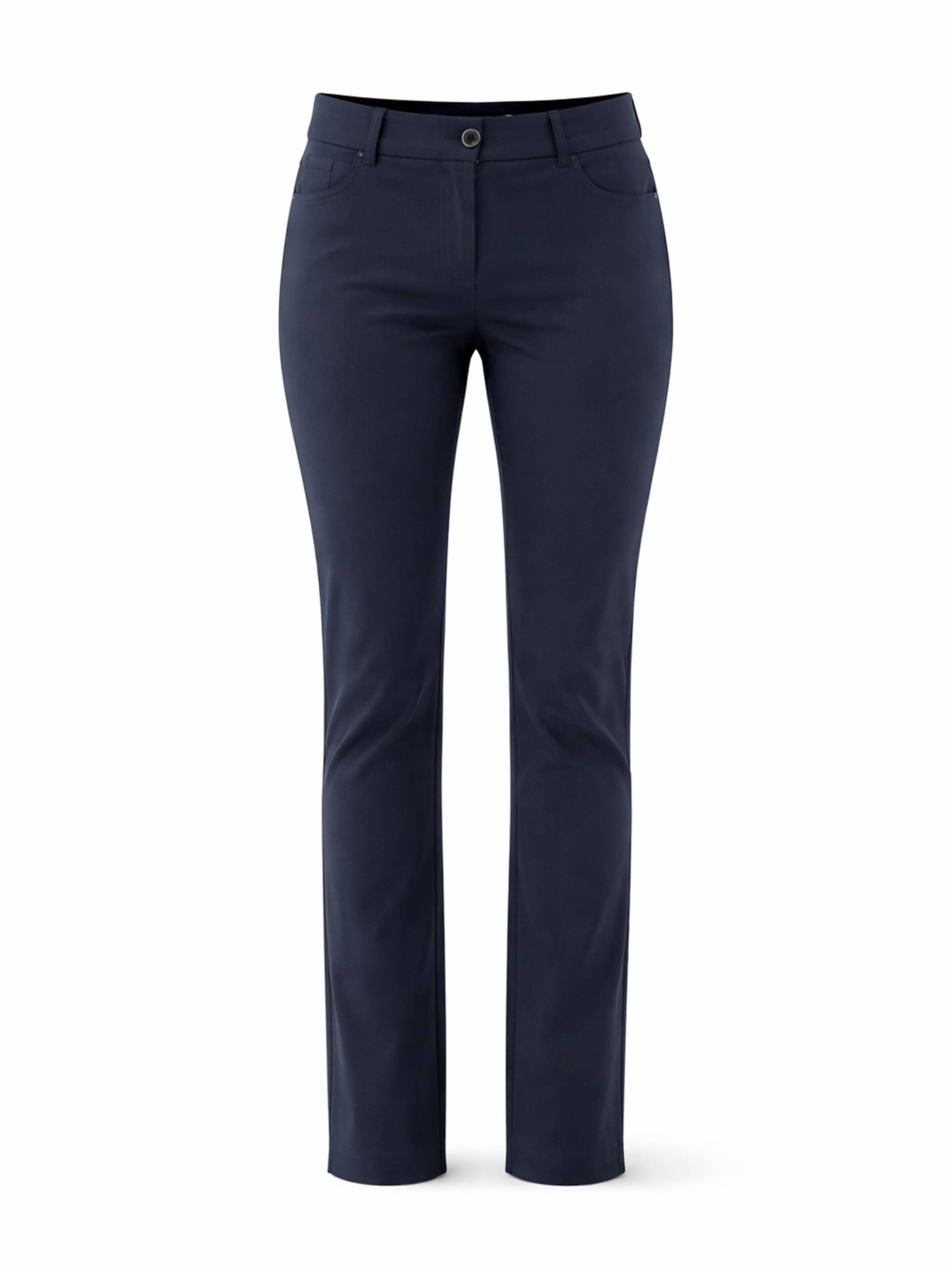 PANTONECLO Regular Trousers 'Leafletic Women’s Trouser' in Blue: front