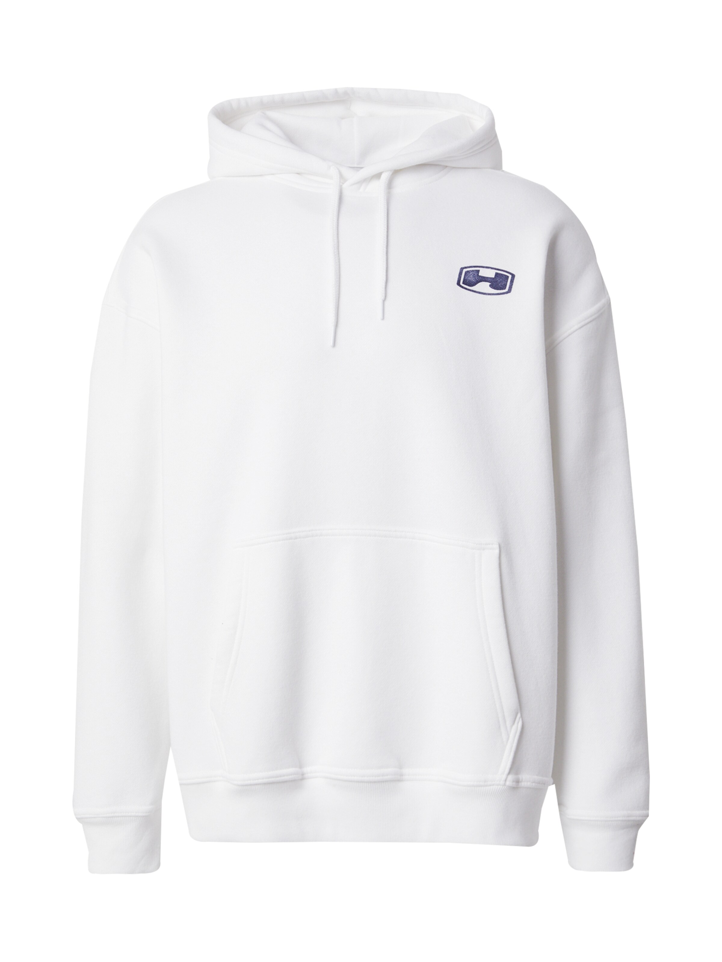 Bluză de molton de la HOLLISTER pe alb: față