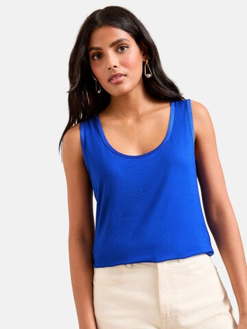 love & roses Top in Blauw: voorkant