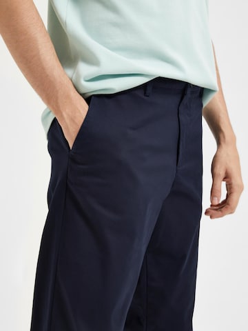 SELECTED HOMME Regular Chinohose 'New Miles' in Blau