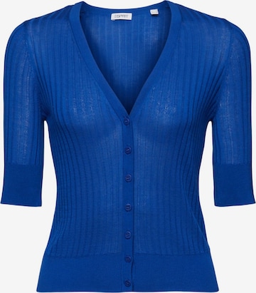 Cardigan ESPRIT en bleu : devant