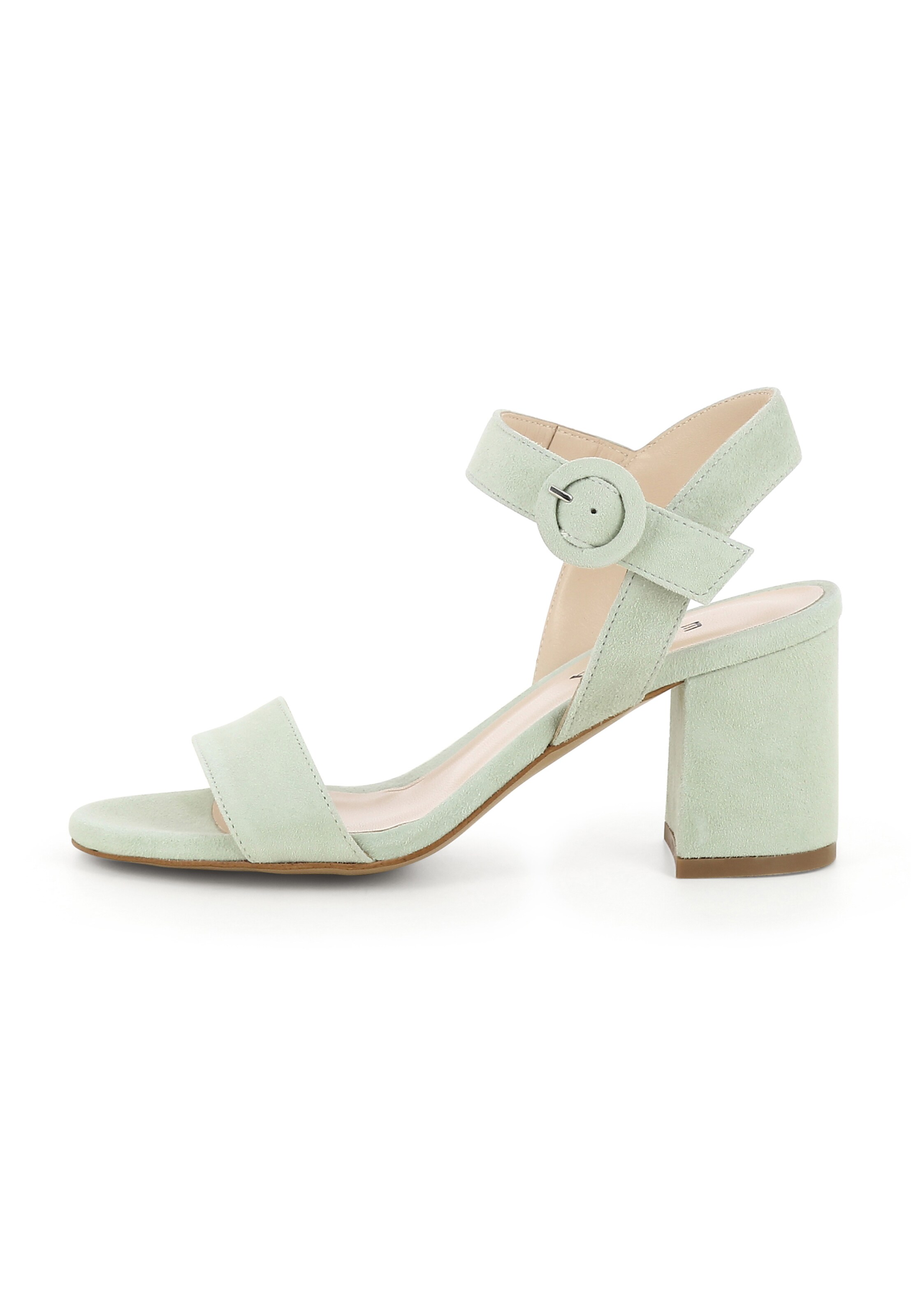 EVITA Sandalen met riem 'SAMANTA' in Groen: voorkant
