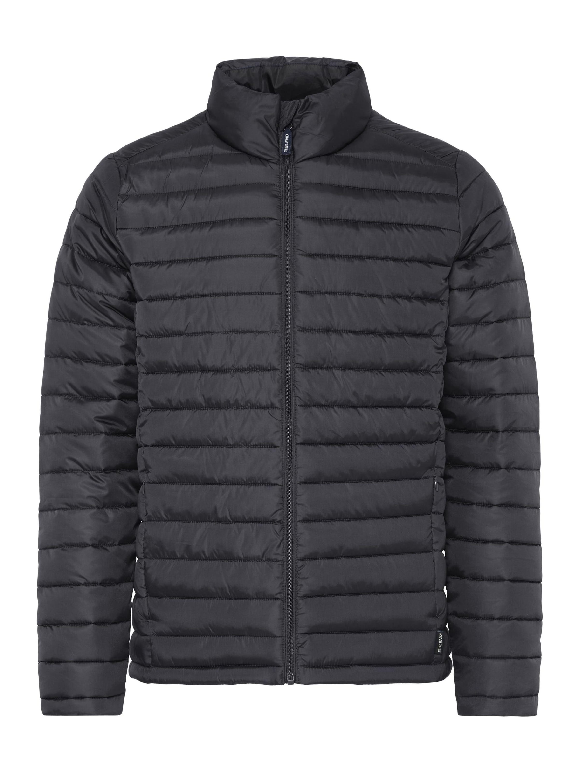 BLEND - Casaco meia-estação ' BHRome ' em preto: frente