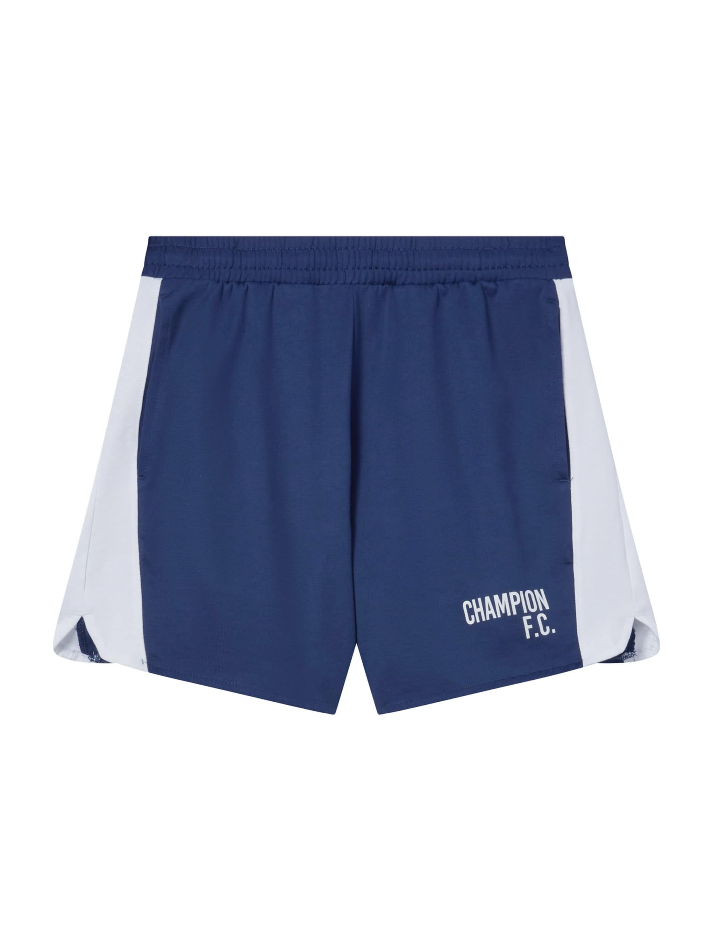 Champion Authentic Athletic Apparel Loosefit Shorts in Blau: Vorderseite