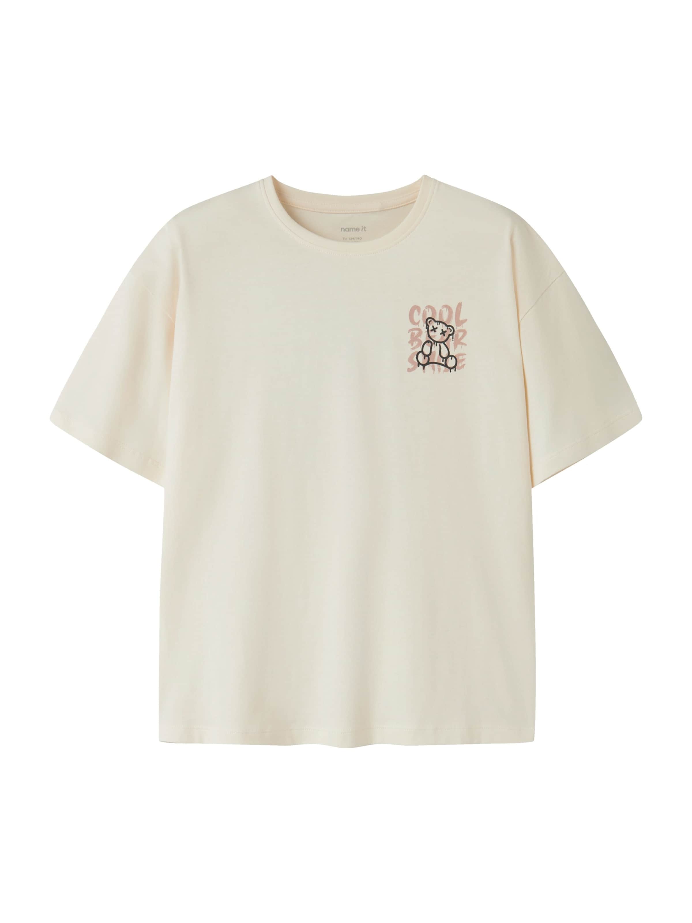 NAME IT Shirt 'NKMKEMUEL' in White: front