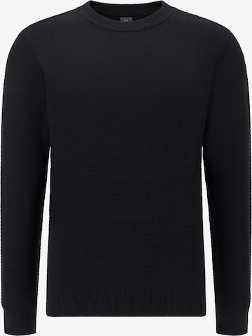 Pull-over Boggi Milano en bleu : devant