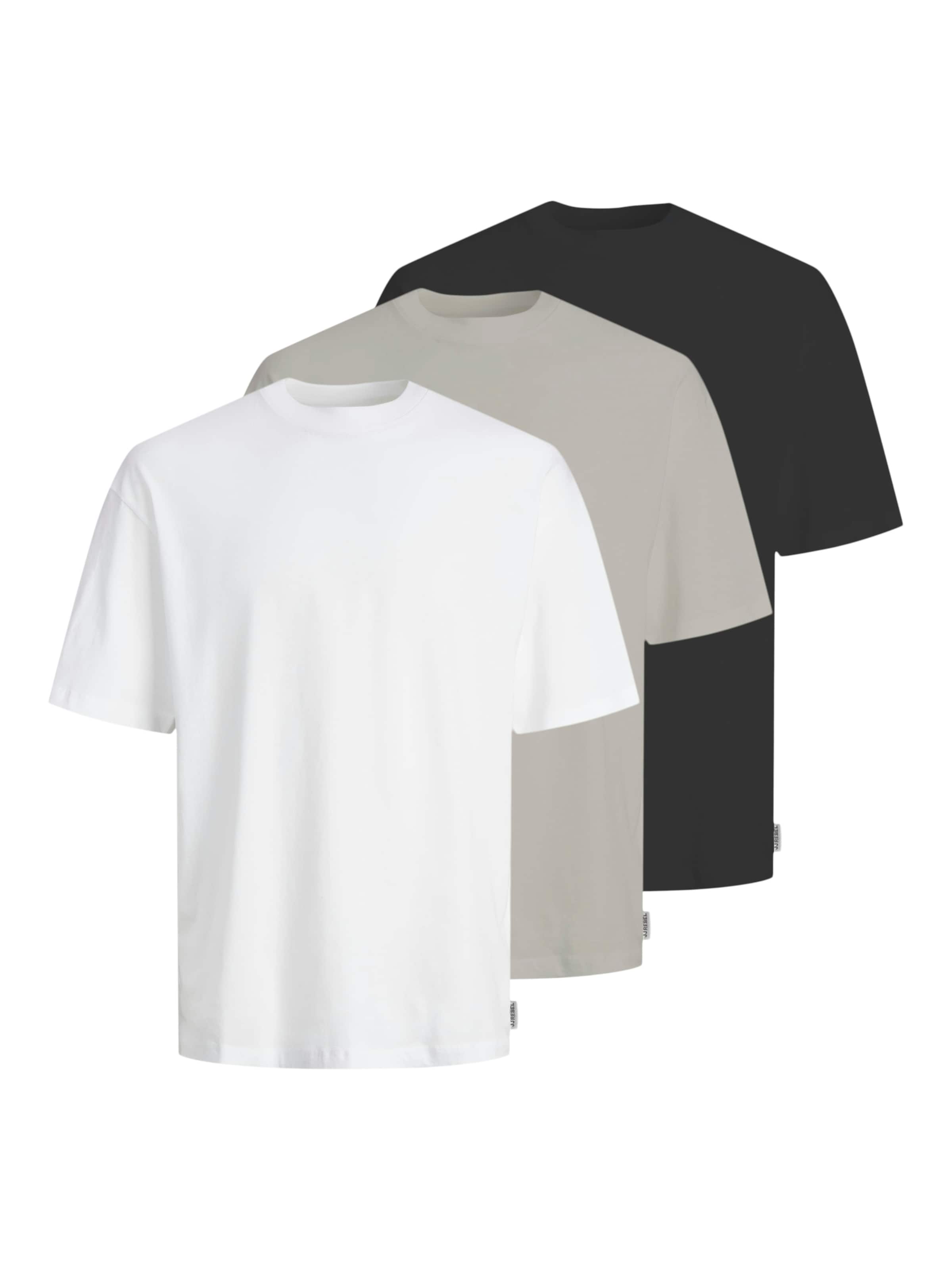 bēšs JJ Rebel T-Krekls 'JREB': no priekšpuses